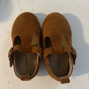 Felix and Flora Toddler Girls Suede Shoes